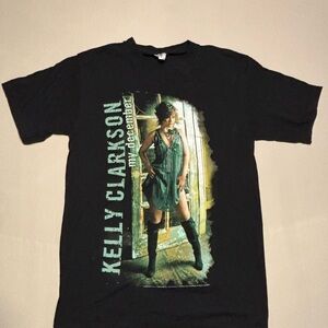 Kelly Clarkson My December Black Graphic Tee 2008